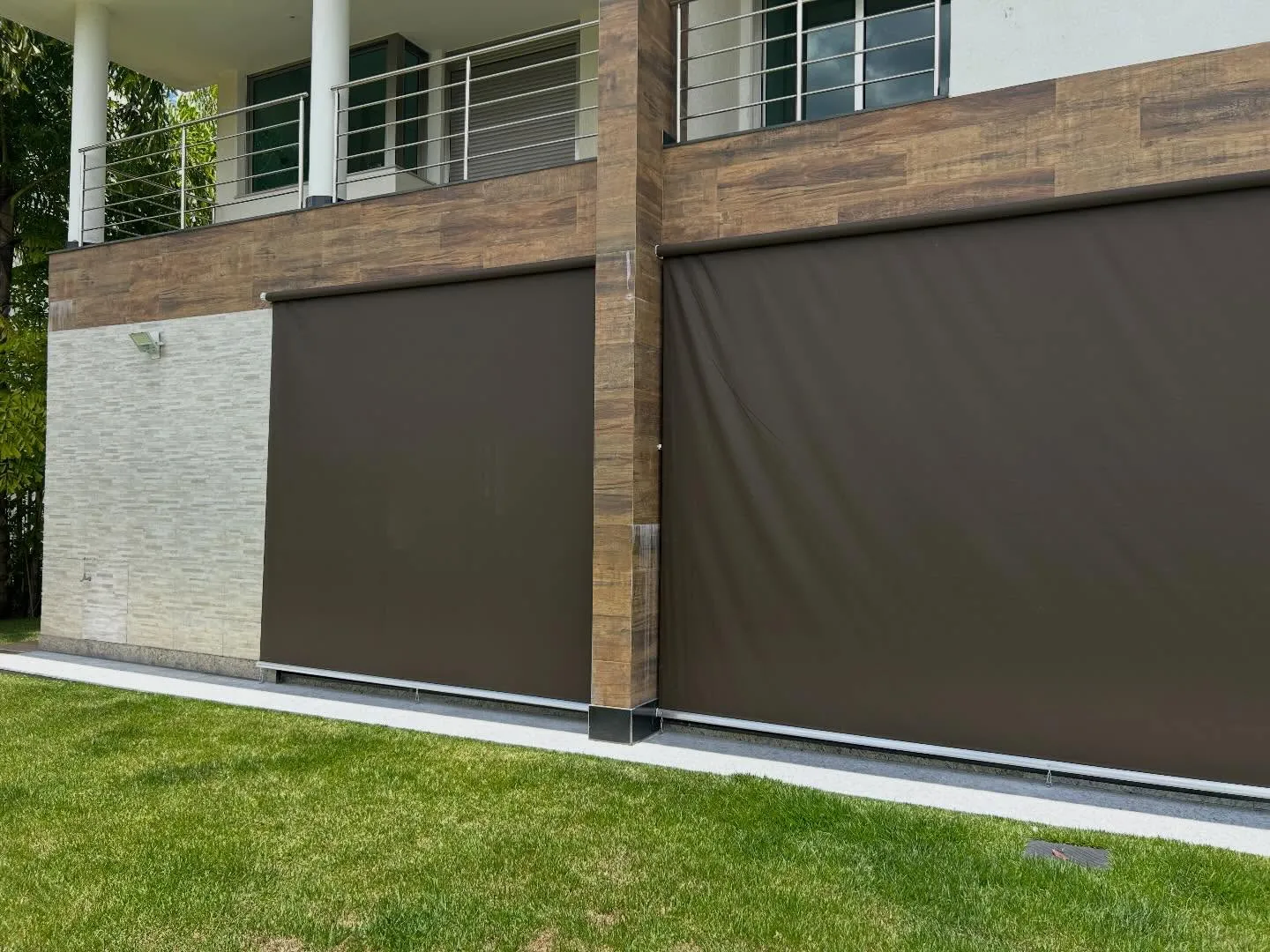Toldo após manutenção
